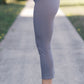 Fit & Fabulous Light Grey Cropped Jeggings