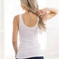 White Timeless Basics Tank