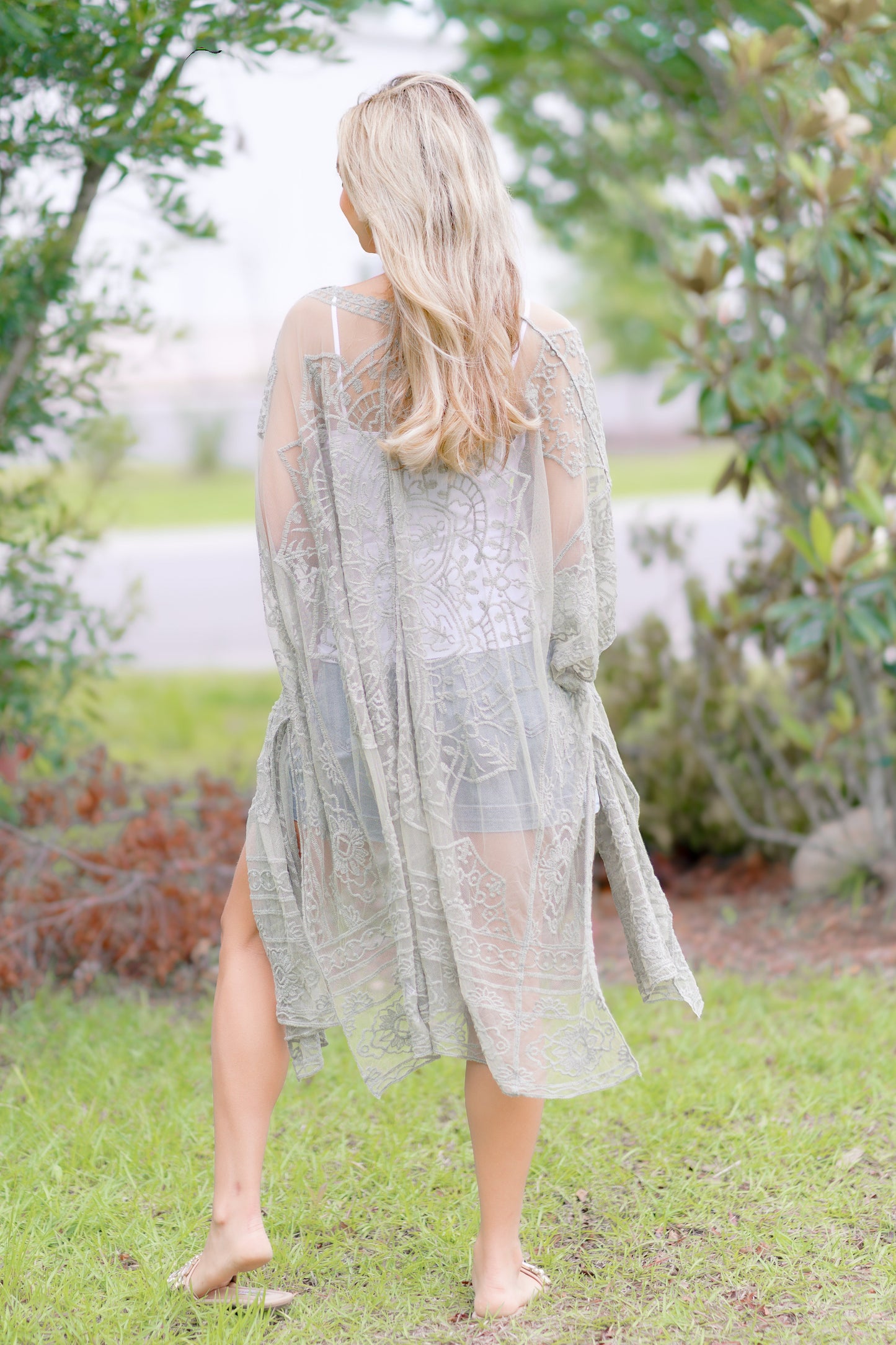 Whispering Sage Kimono