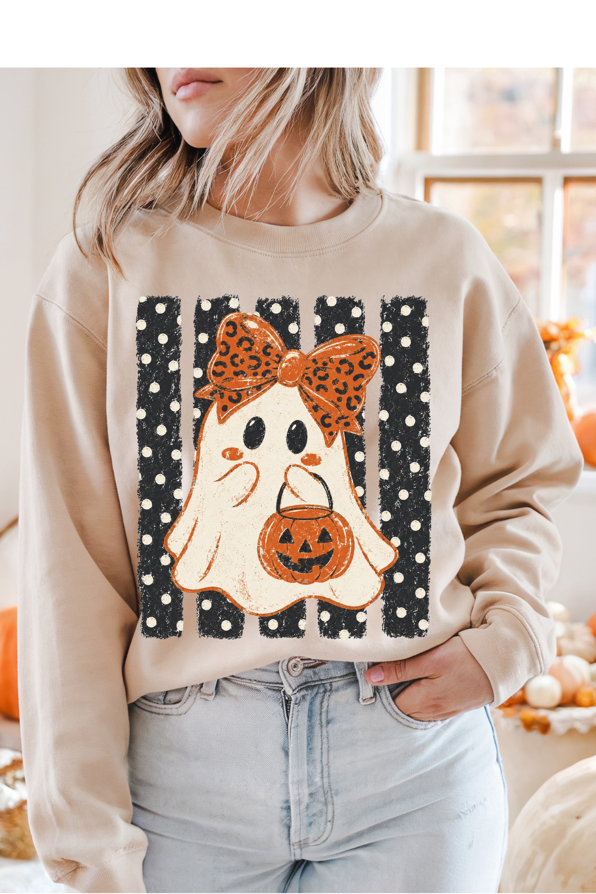 Bow Ghost Graphic Tee