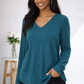 Subtly Striped Long Sleeve Top