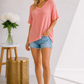 Sunset Play Coral Top