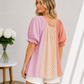 Sunset Patchwork Top