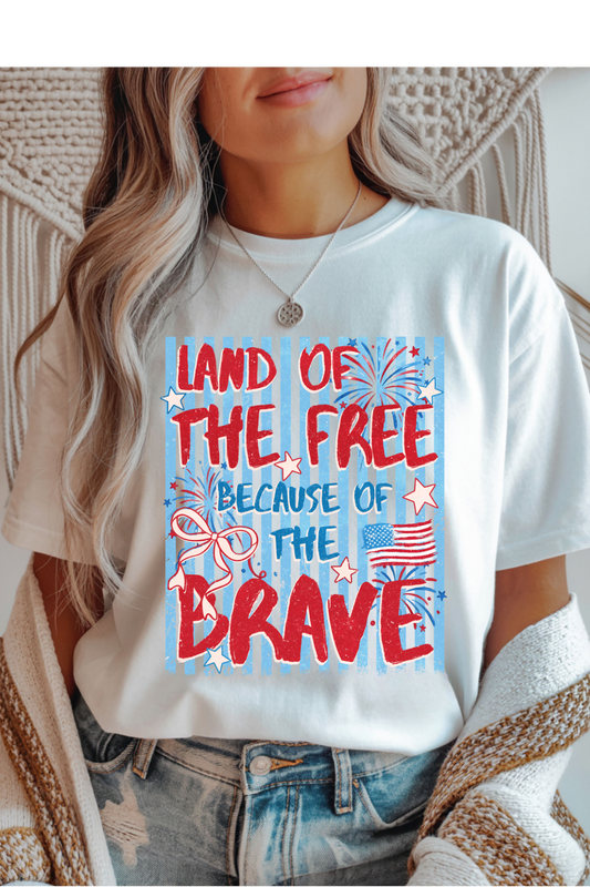 Land Of The Free Graphic Tee