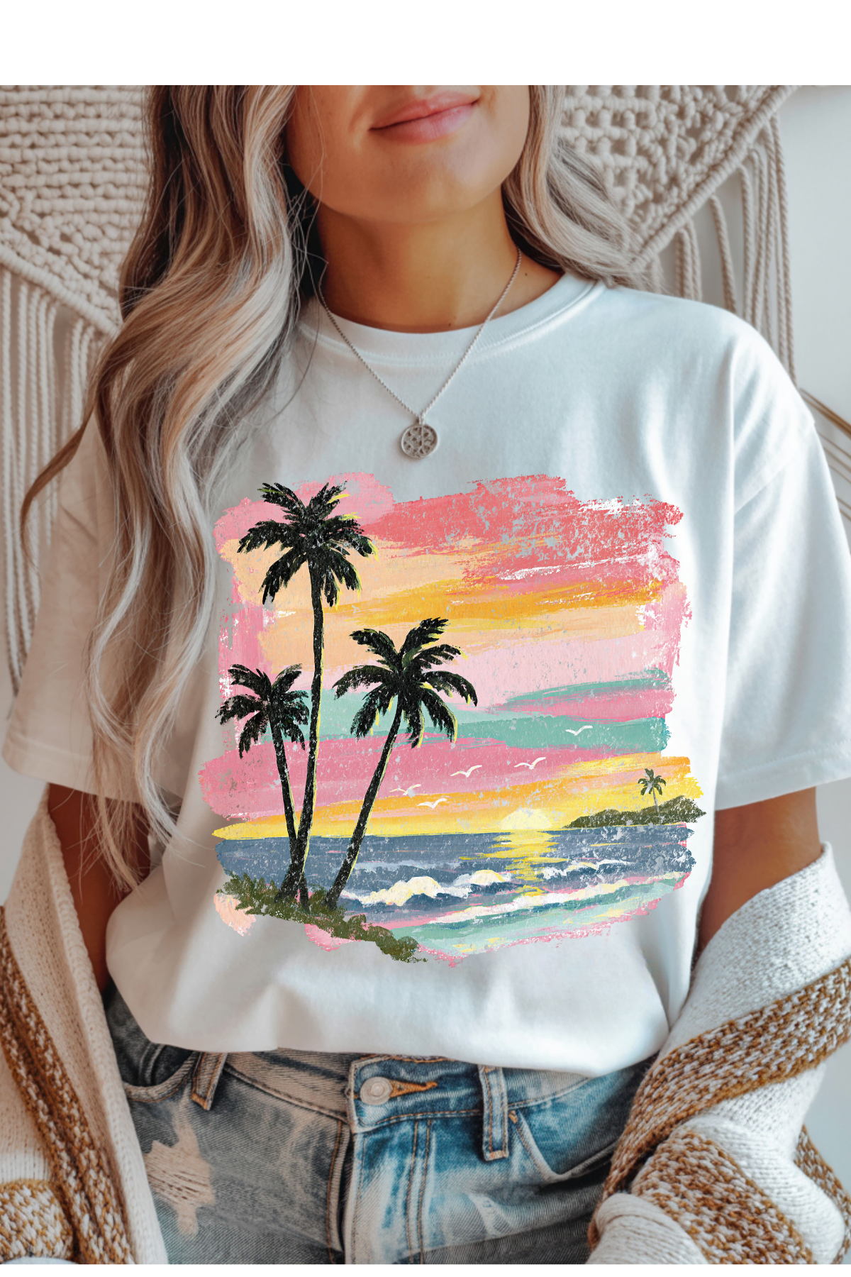 Tropical Sunset Graphic Tee