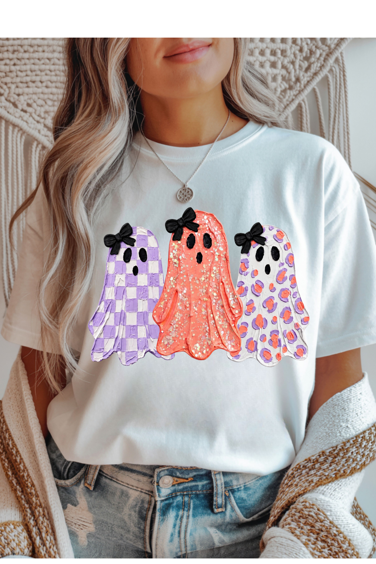 Pastel Ghosts Graphic Tee