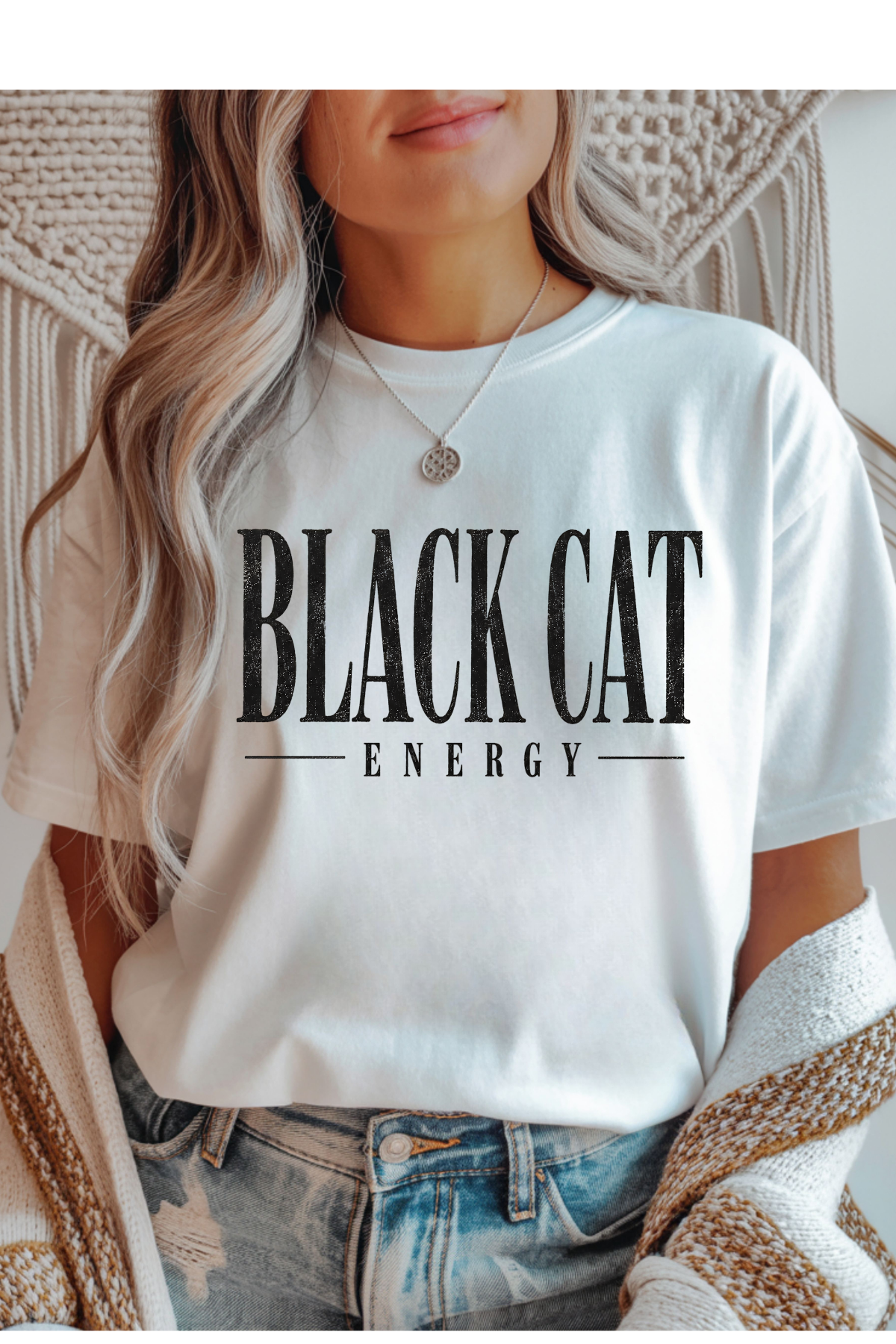 Black Cat Energy Graphic Tee