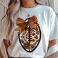 Floral Football Graphic Tee