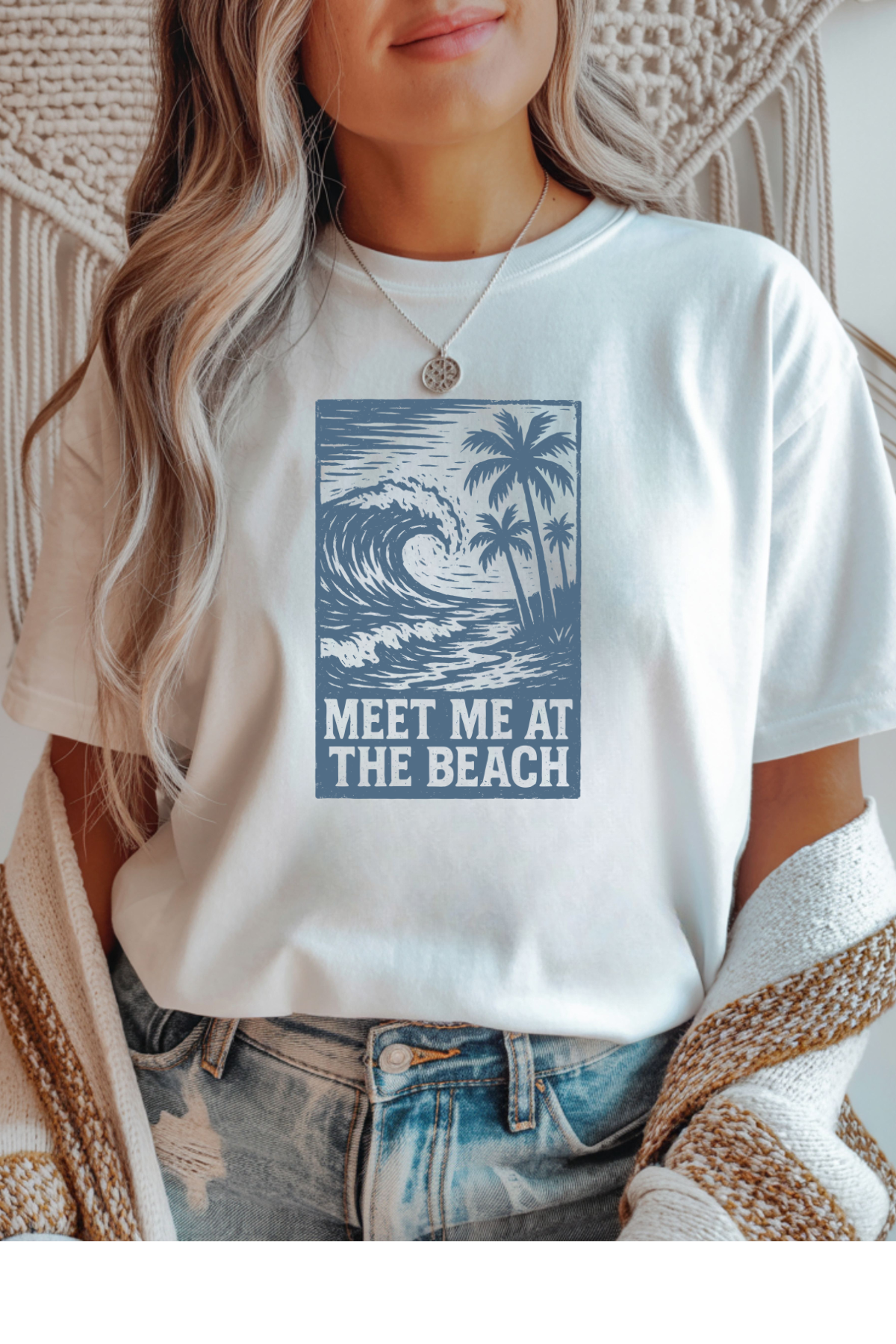 Meet Me At The Beach Graphic Tee