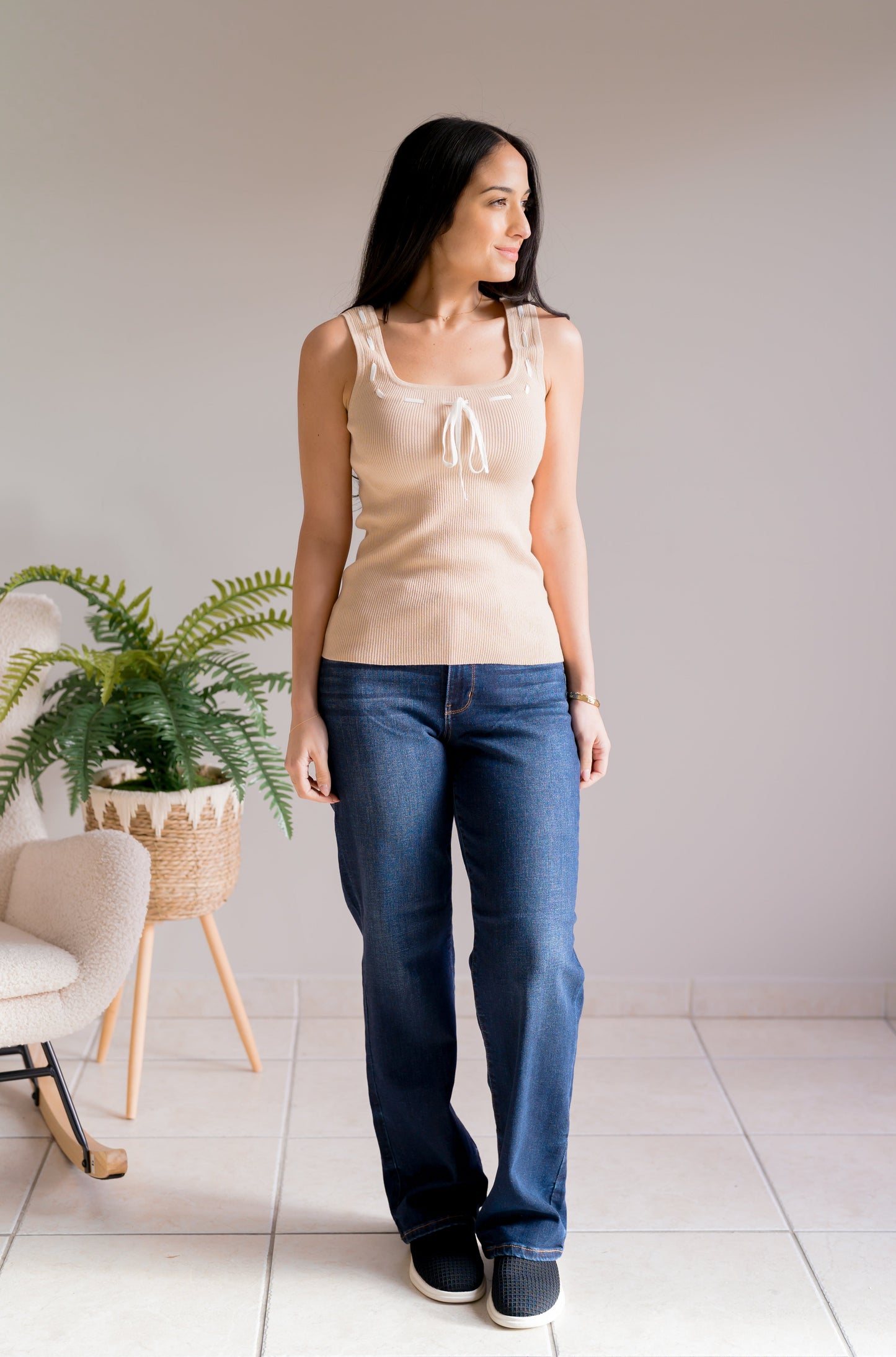 Windblown Sands Tie Top