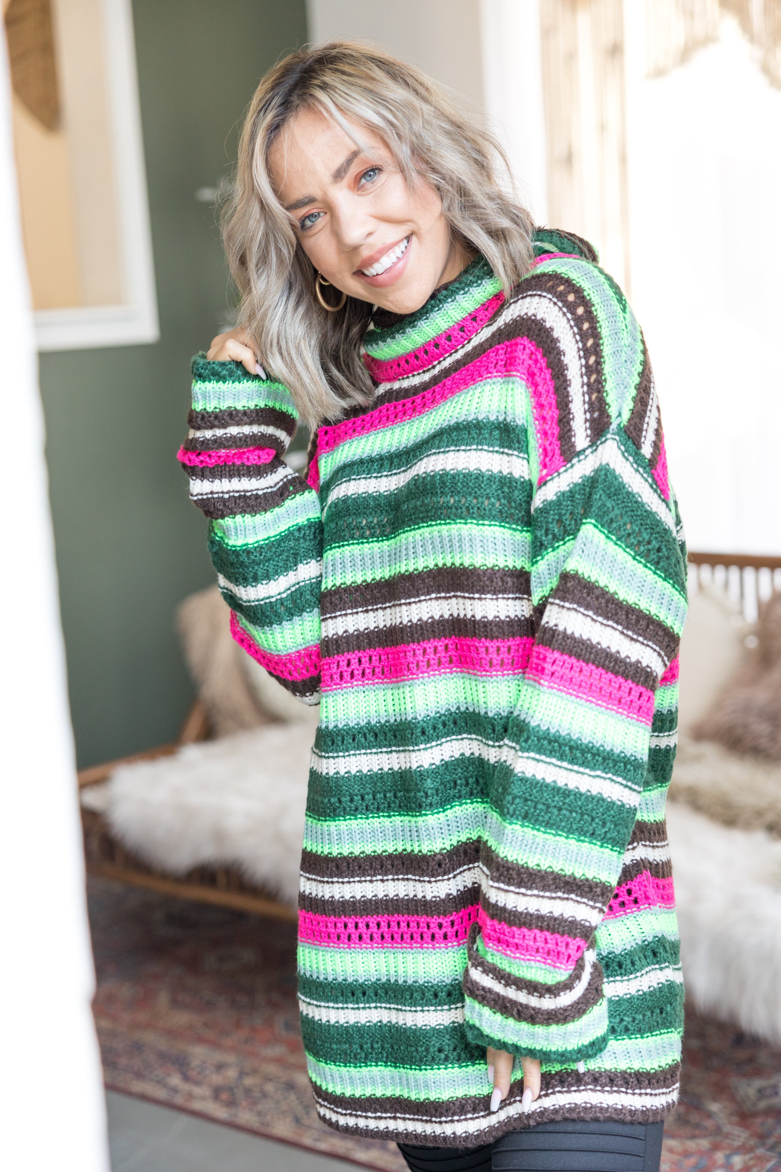 Neon Lights Knit Sweater