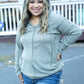 Brush Your Cares Away Hoodie - Army Green