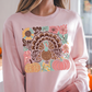 Floral Turkey Graphic Tee