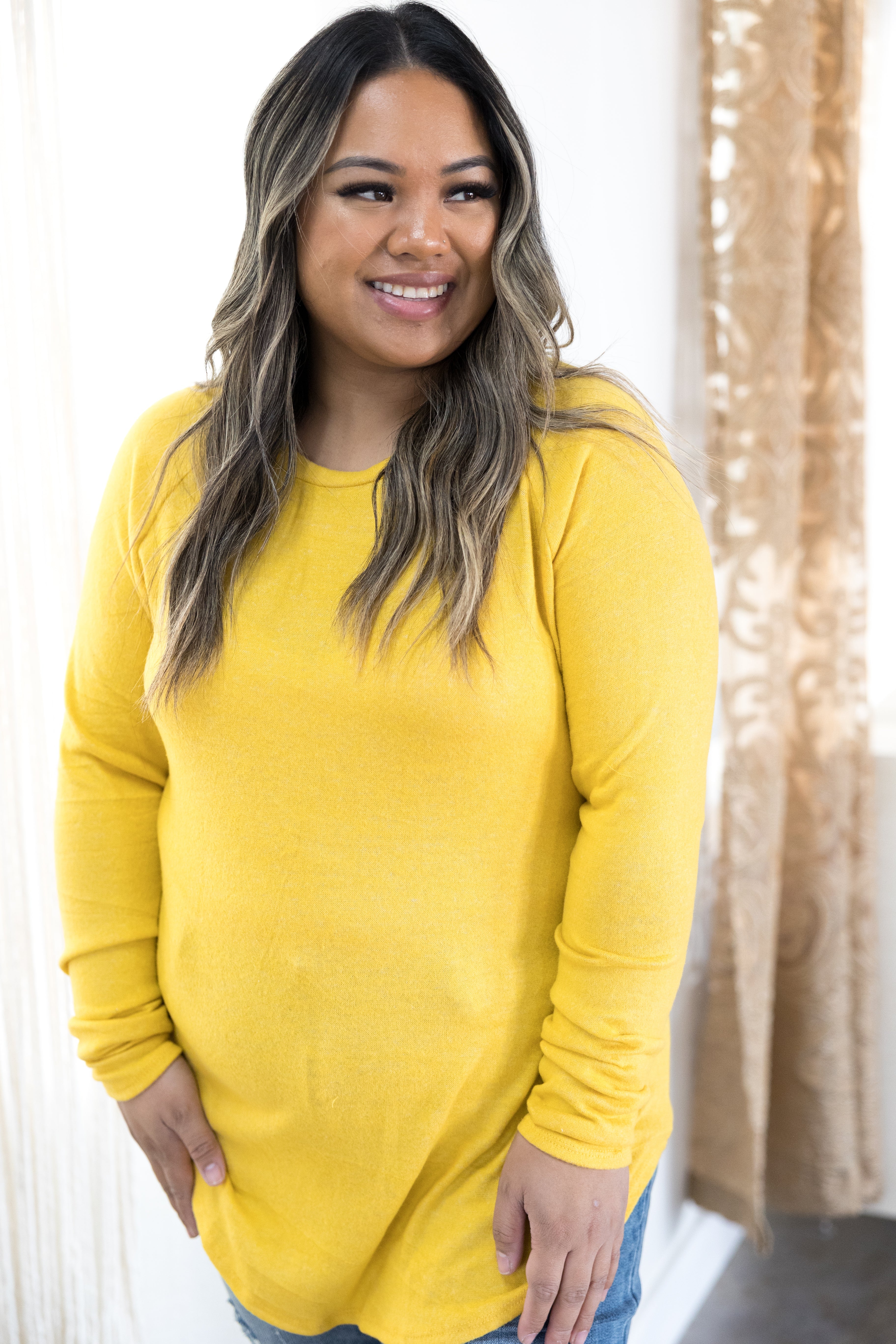 My Sunshine Brushed Hacci Pullover