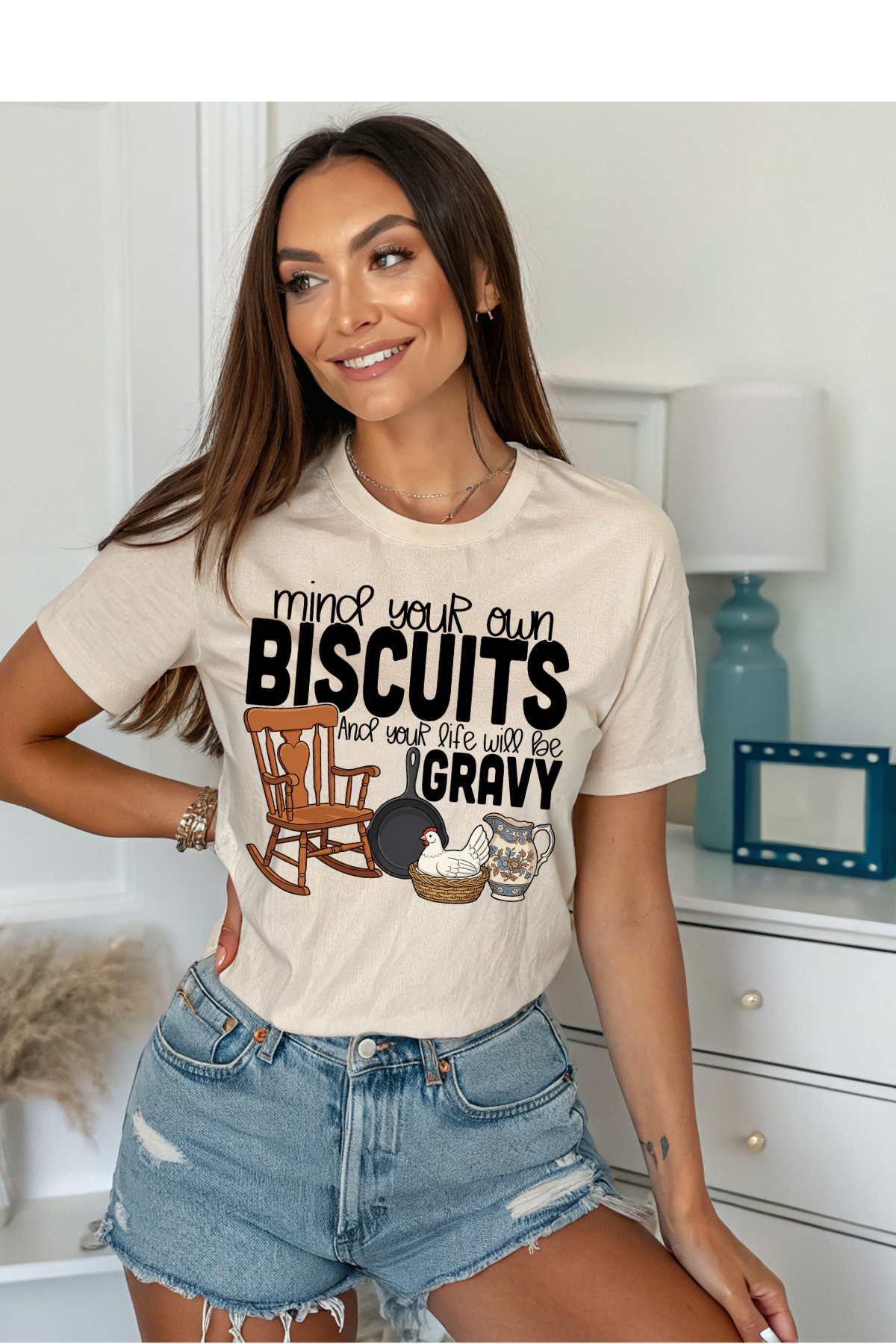 Mind Your Own Biscuits Graphic Tee