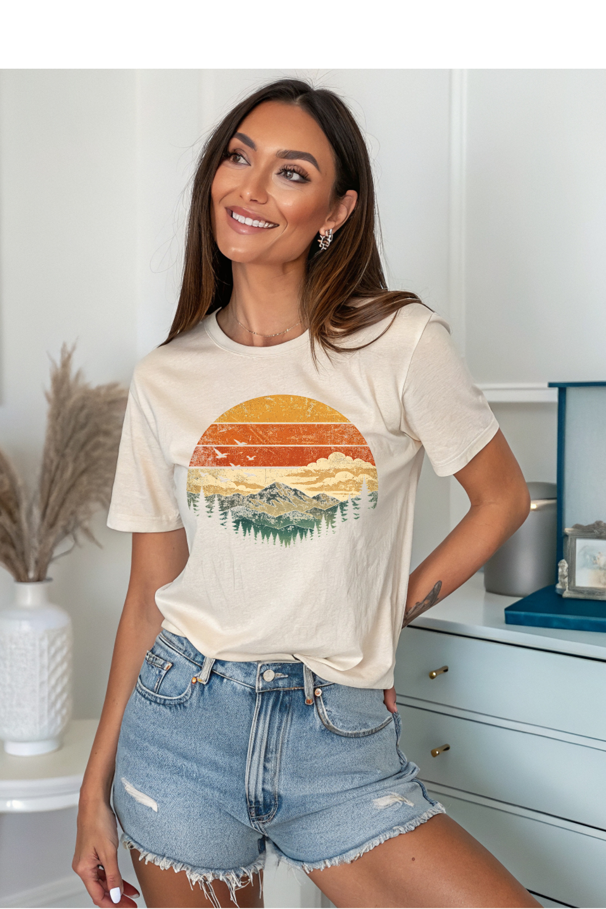 Nature Sunset Graphic Tee
