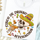 Skull Mariachi Party Bella Canvas T-Shirt