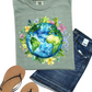 Earth Day Florals Comfort Colors T-Shirt