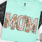 Boho Floral MOM Comfort Colors T-Shirt