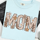 Boho Floral MOM Comfort Colors T-Shirt