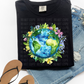 Earth Day Florals Comfort Colors T-Shirt
