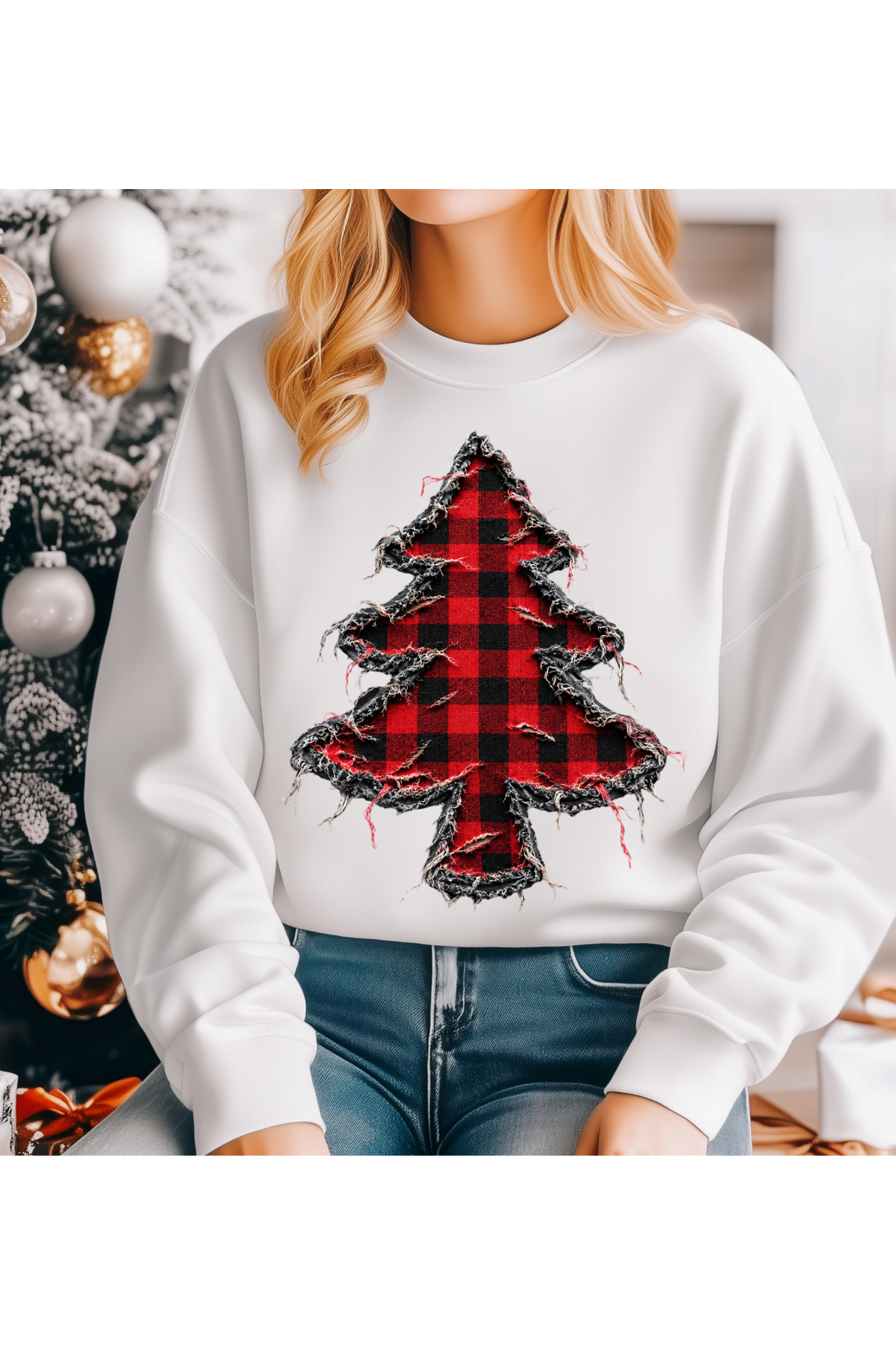 Checkered Tree Graphic Tee
