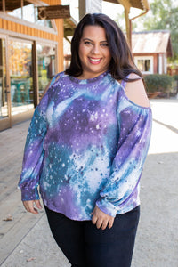 To The Moon And Back Caged Shoulder Top