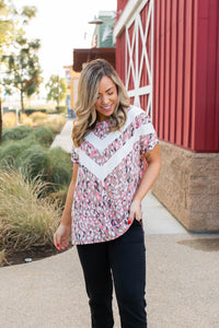 Chasing Arrows Short Sleeve Top