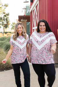 Chasing Arrows Short Sleeve Top