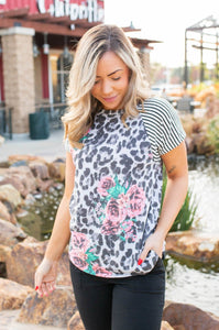 Crazy About You Short Sleeve Raglan