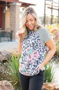 Crazy About You Short Sleeve Raglan