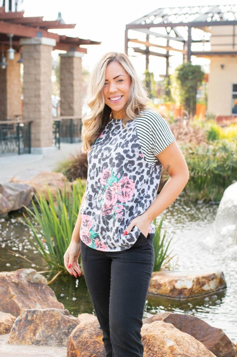 Crazy About You Short Sleeve Raglan