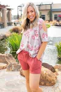 Everyday Mauve Shorts