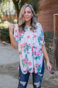 Tropical Dreamin Oversized Top