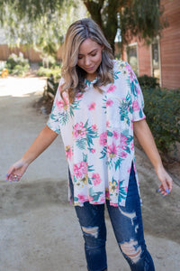 Tropical Dreamin Oversized Top
