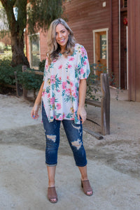 Tropical Dreamin Oversized Top