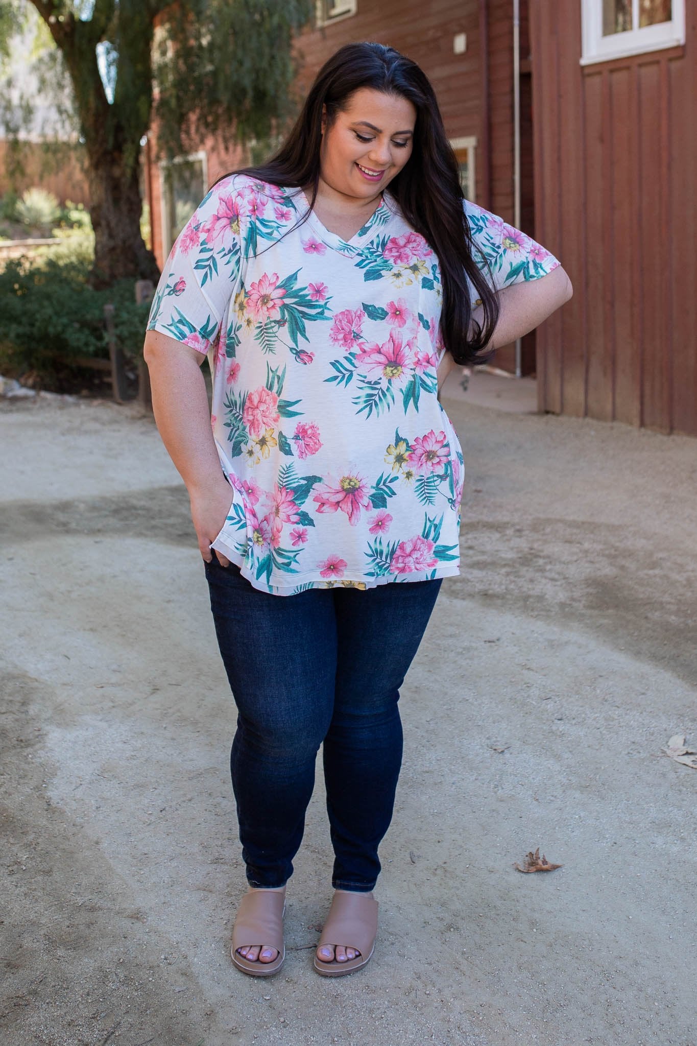 Tropical Dreamin Oversized Top