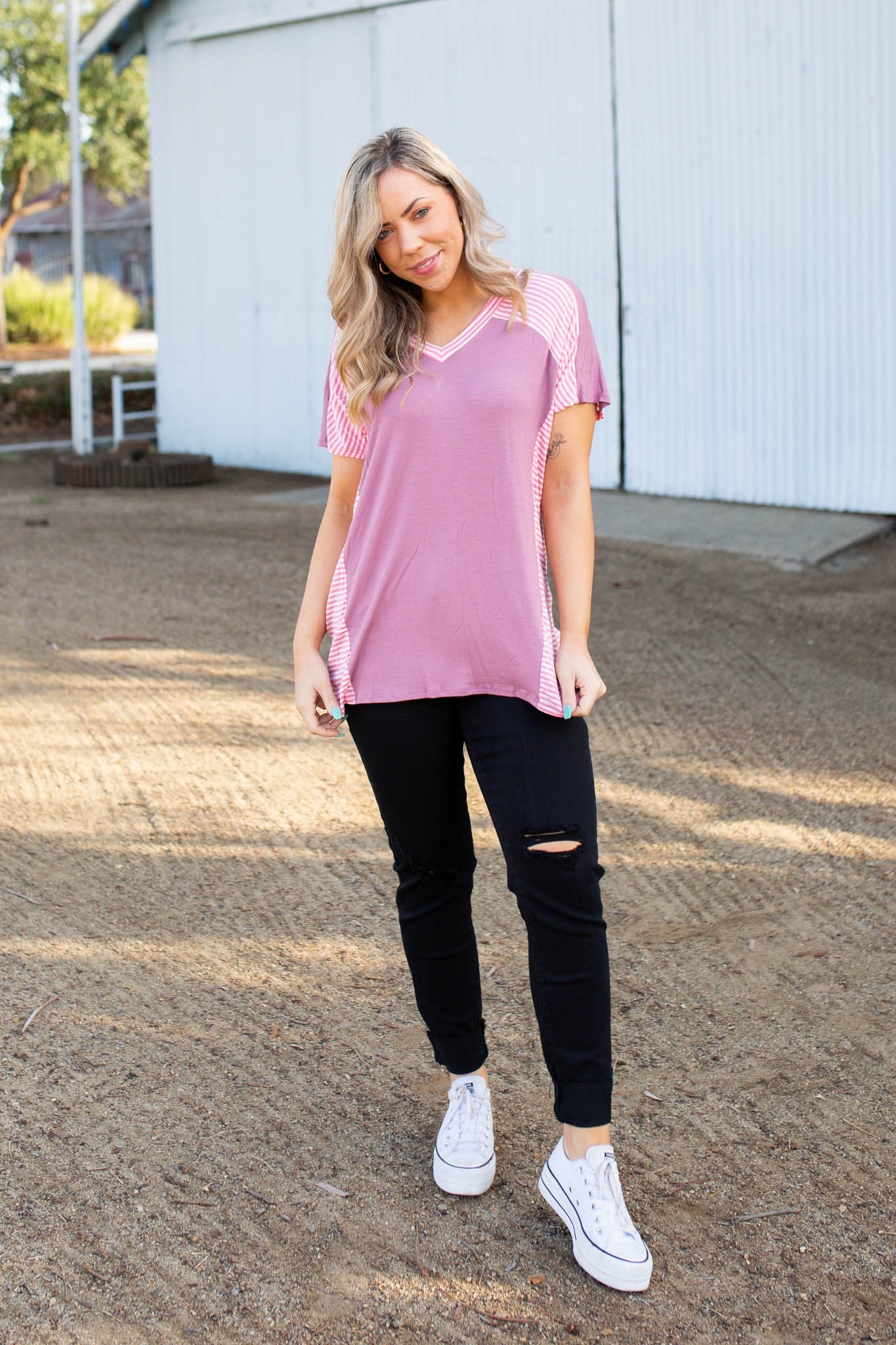 Rosey Cheeks Short Sleeve Top