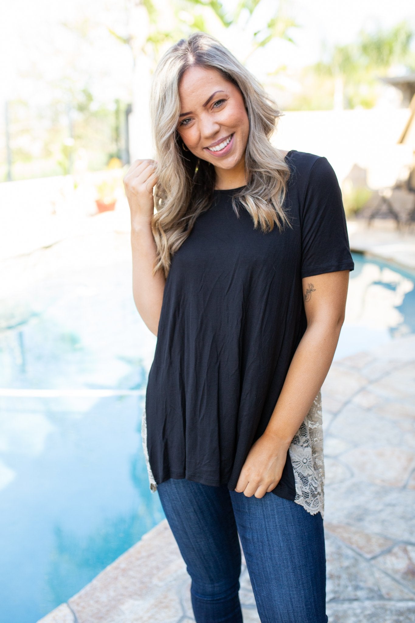 Live Free Laced Tunic