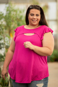 Peek A Boo Flutter Sleeve