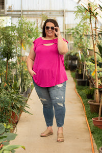 Peek A Boo Flutter Sleeve