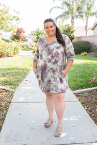 Olive Martini Swing Dress
