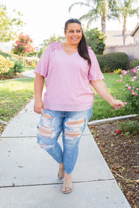 Polka My Dot Short Sleeve Top