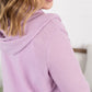 Claire Hooded Waffle Cardigan