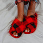 Buffalo Plaid Cozy Slippers