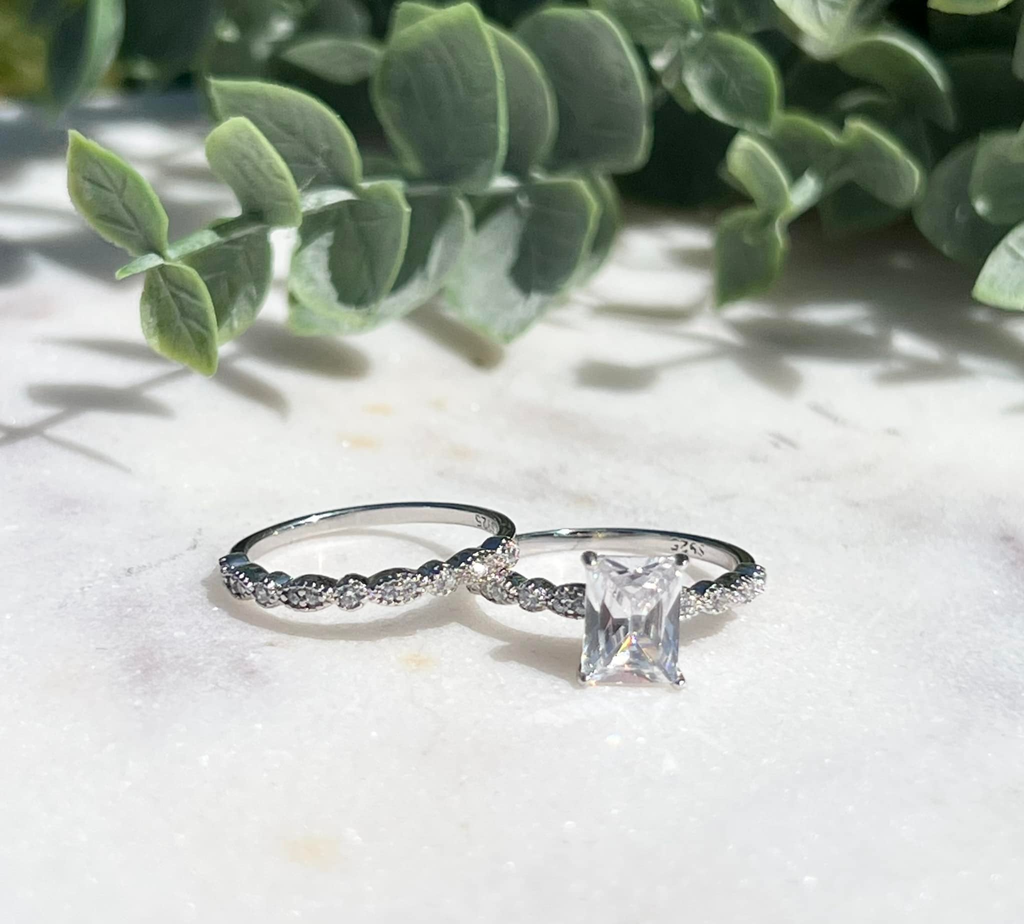 Radiant Sterling Silver Ring