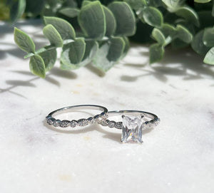 Radiant Sterling Silver Ring