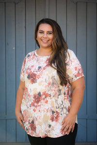 Sweet Symphony of Roses Hi Lo Tunic