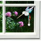 Rainbow Glass Hummingbird Sun catcher