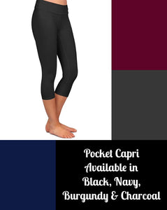 PRE-ORDER POCKET CAPRI LEGGINGS